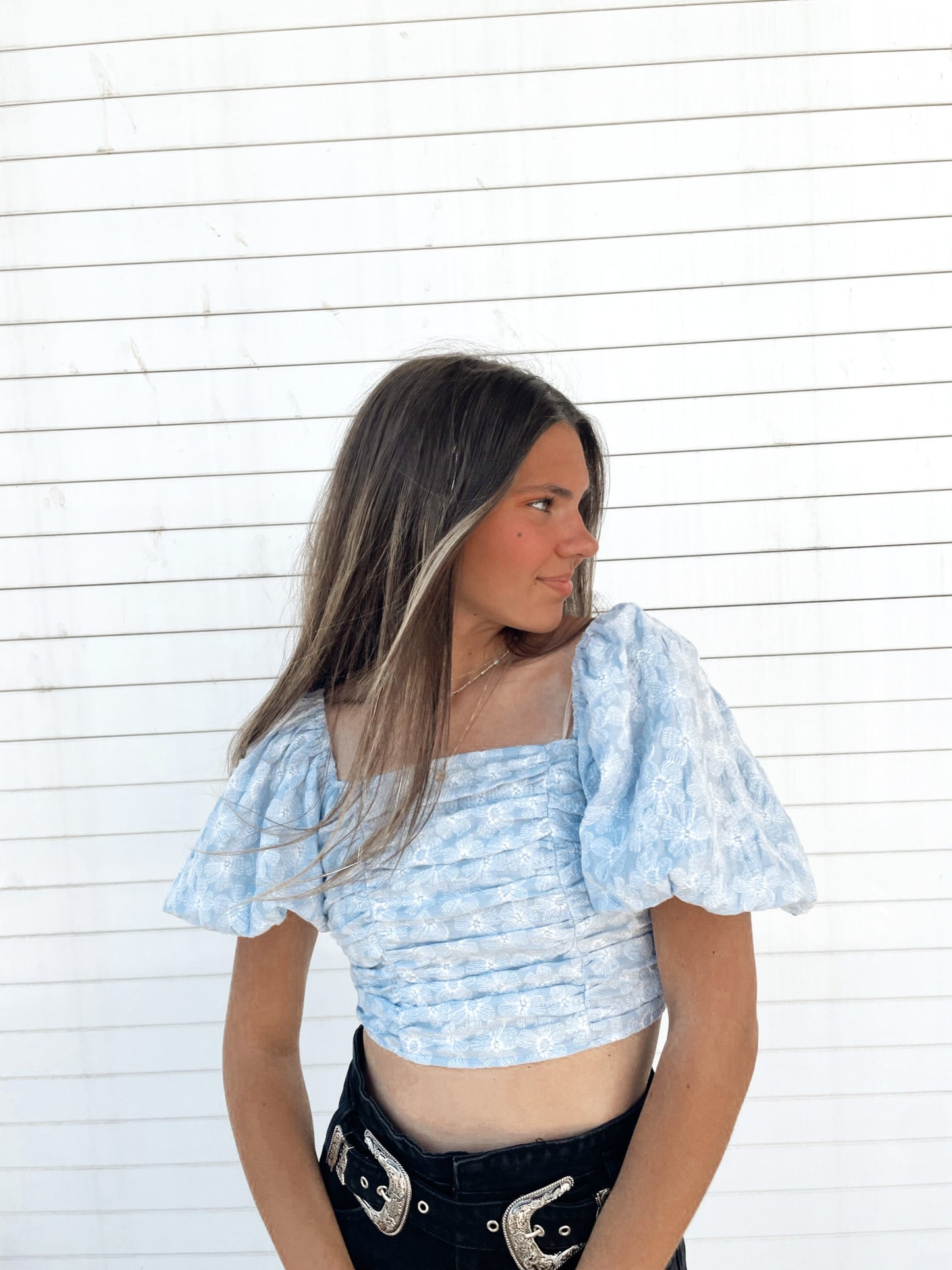 Shannon Embroidered Top
