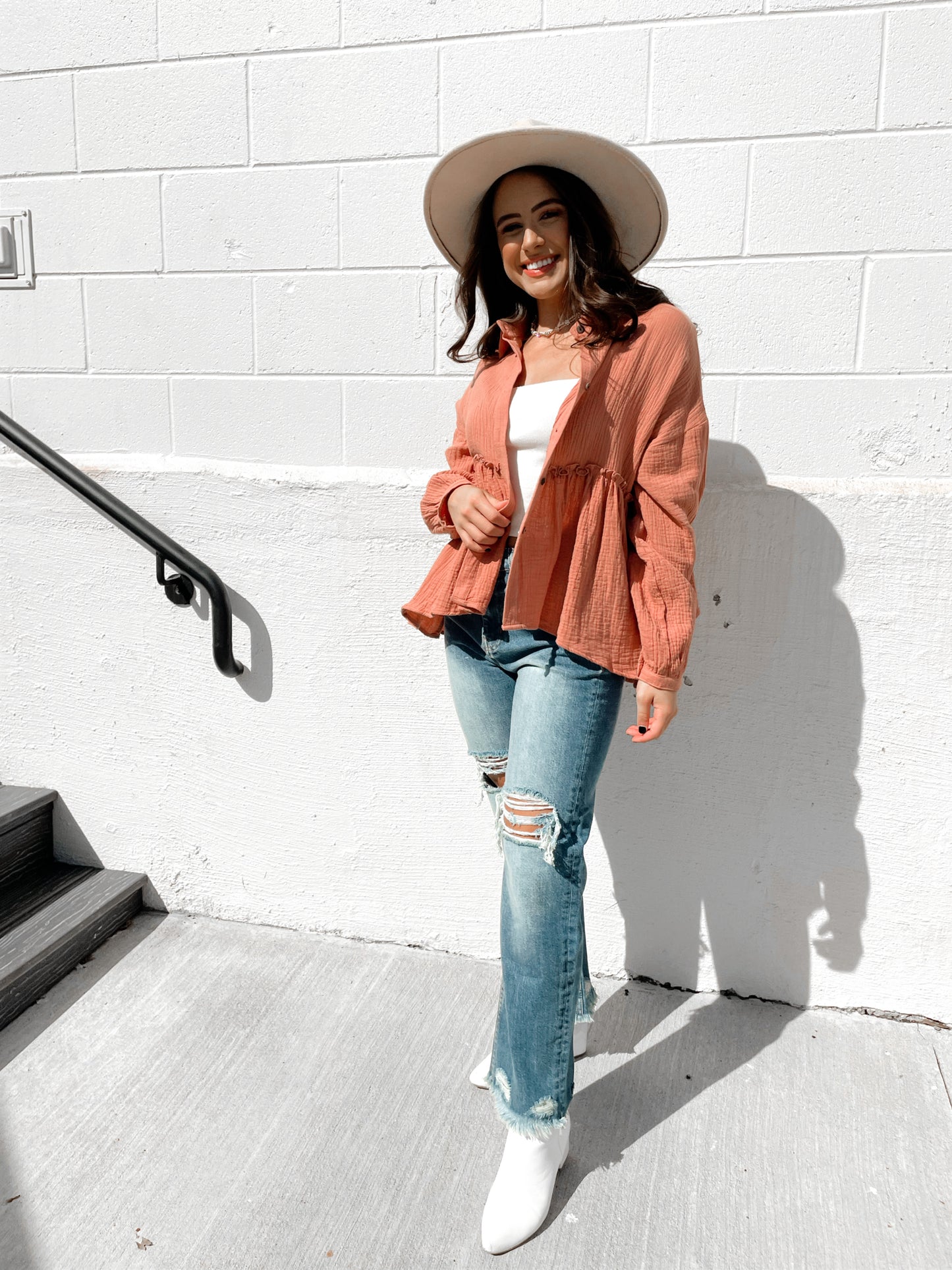 Danielle Button Down Top