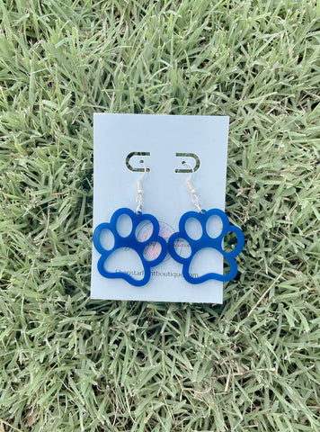 Paw Print Earrings
